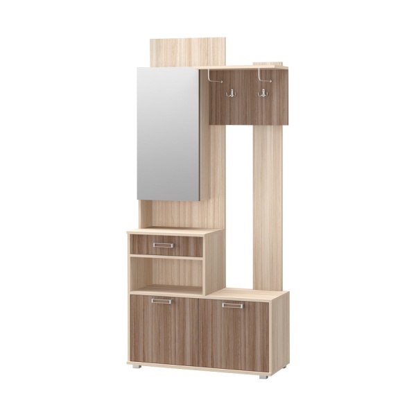 Прихожая Вавилон-9 Вариант №3-1 ЛДСП (1,0*2,14*0,39)/Разные Цвета