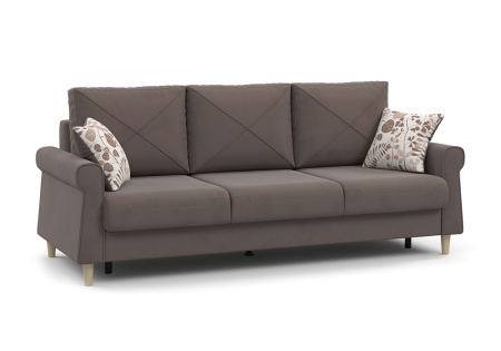 Диван тик-так Иветта коричневый