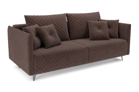 Диван тик-так Вашингтон коричневый